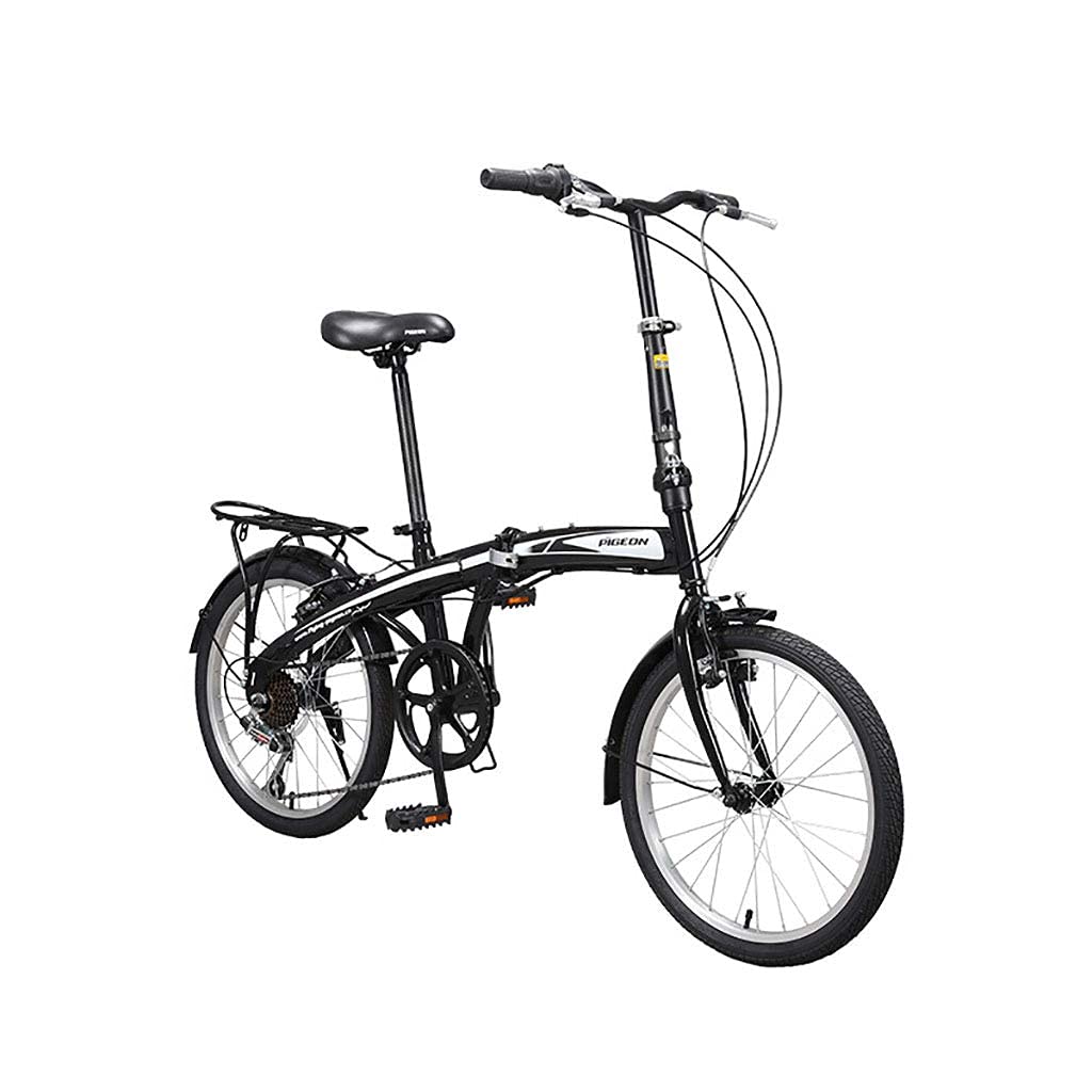 折りたたみ自転車 ブラック 7段変速 Amazon | Ktaxon 20インチ 折りたたみ自転車 大人用自転車 7段